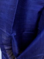 Dark-Blue Dupion Silk Dupatta - Image 3