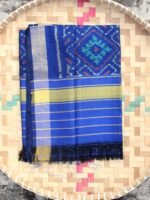 Dark-Blue Patan Patola Silk Dupatta