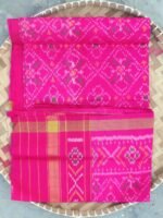 Dark-Pink pure silk Patola Dupatta