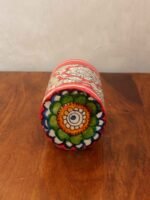 Dark-Pink Tholu bommalata Pen holder - Image 2
