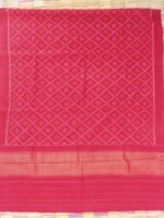 Dark-Red Patan Patola Woolen Shawl - Image 3
