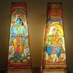 Dashavtar Tholu Bommalata Long Table Lamp