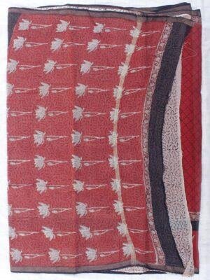 Deep-Madder-Red-Block-printed-Kota-doria-saree