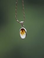 Small dendrititc agate silver Pendant - Image 2
