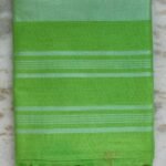 Dhani Green Linen cotton Saree
