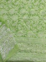 Dhani-Green resham Chikankari suit - Image 4