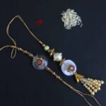 Elegant Red and White Bhaiya-Bhabhi Rakhi