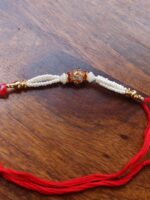 Elegant Pearl Rakhi - Image 2