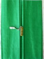 Emerald-Green Paper Tussar Silk Fabric