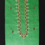 Emerald-Green pure silk Kurta fabric for Men