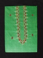 Emerald-Green pure silk Kurta fabric for Men