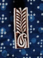 Engraved leaf Printing block