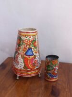 Fishes, Tholu Bommalata Lamp and pen-stand set - Image 2
