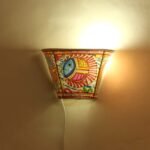 Fishes, Tholu Bommalata small wall-lamp