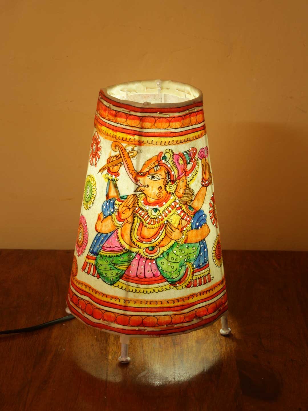 Ganesha-Medium-Tholu-Bommalata-Table-lamp.jpg Ganesha medium Tholu Bommalata Table Lamp - Image 1