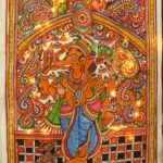 Ganesha and Mushak Tholu Bommalata Painting
