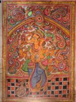 Ganesha and Mushak Tholu Bommalata Painting - Image 2
