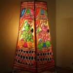 Ganesha, Rectangular Tholu Bommalata Lamp
