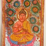 Gautum Buddha Tholu Bommalata Painting