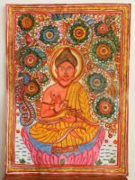 Gautum Buddha Tholu Bommalata Painting