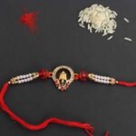 God Tirupati crystal Rakhi