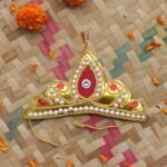 Indian wedding Pearly maur-mukut