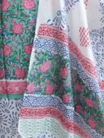 Green and Pink Sanganeri Print cotton Suit - Image 3