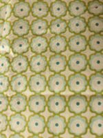 Green and White Block-printed Cotton Kurta Fabric - Image 2