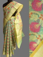 Green Kora Banarasi Sari
