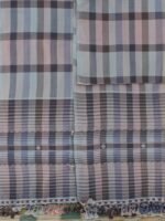 Grey, Black, Brown Striped Bhujodi Dupatta - Image 4