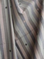 Grey, Black, Brown Stripes Bhujodi cotton dupatta - Image 3