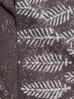 Off-white and Grey Block-Printed pure cotton Fabric - Image 2