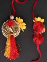 Handcrafted Rajasthani Bhaiya-Bhabhi Rakhi - Image 3