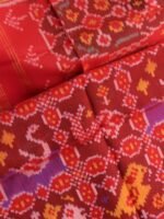 Hathi-Popat-Swan Semi-double Patola Silk Dupatta - Image 3