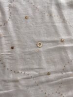 Jaal Mukaish Embroidery White Georgette Dupatta - Image 2