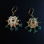 Jade Kundan Earrings