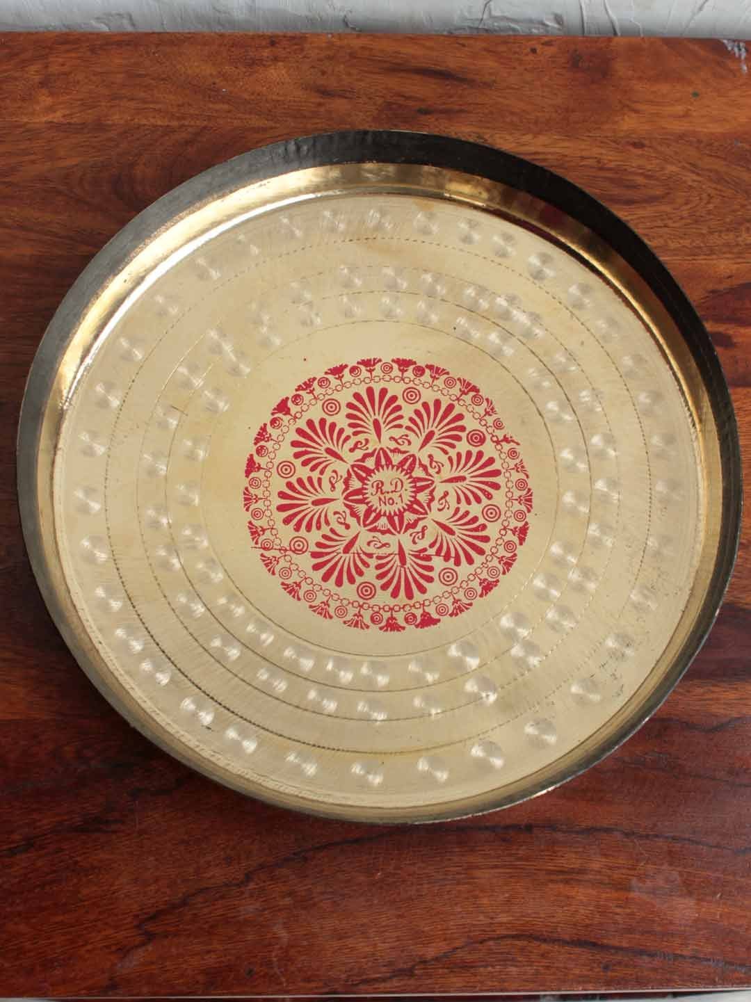 Kansa-Vivah-Thali.jpg Bronze/Kansa Vivah Thali plate - Image 1