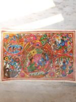 Krishna-Leela Tholu Bommalata cut-work painting - Image 2