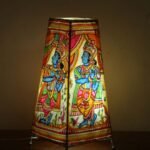 Krishna, Tholu Bommalata Long Table Lamp