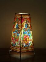 Krishna, Tholu Bommalata Long Table Lamp