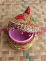 Lacework small-Medium wooden Sindur-dani - Image 2