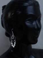 Lapis Lazuli, Pure Silver Dangle Earrings - Image 3