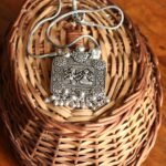 Lakshmi Ganesh Square Necklace