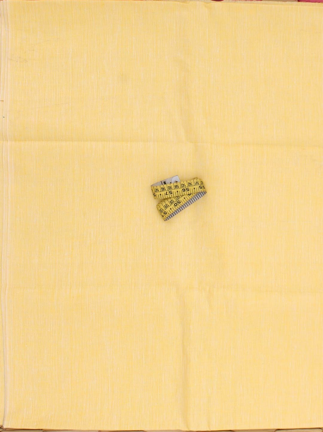 Lemon-Yellow-Linen-kurta-fabric-by-Shilphaat.jpg Lemon-Yellow Pure Linen Fabrics - Image 1