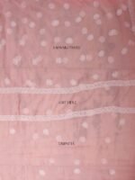 Light-Peach georgette Chikankari Ladies Suit - Image 4