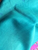 Madhubani on Purple Muga-Tussar silk sari - Image 4