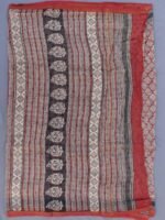 Maroon and Black kota cotton saree - Image 2