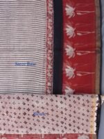 Maroon and Off-white Bagru Kota sari - Image 3