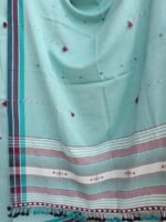 Mint-Green mirrorwork cotton Bhujodi Dress-material - Image 2