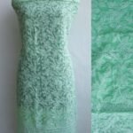 Mint-Green georgette Chikankari Kurta fabric